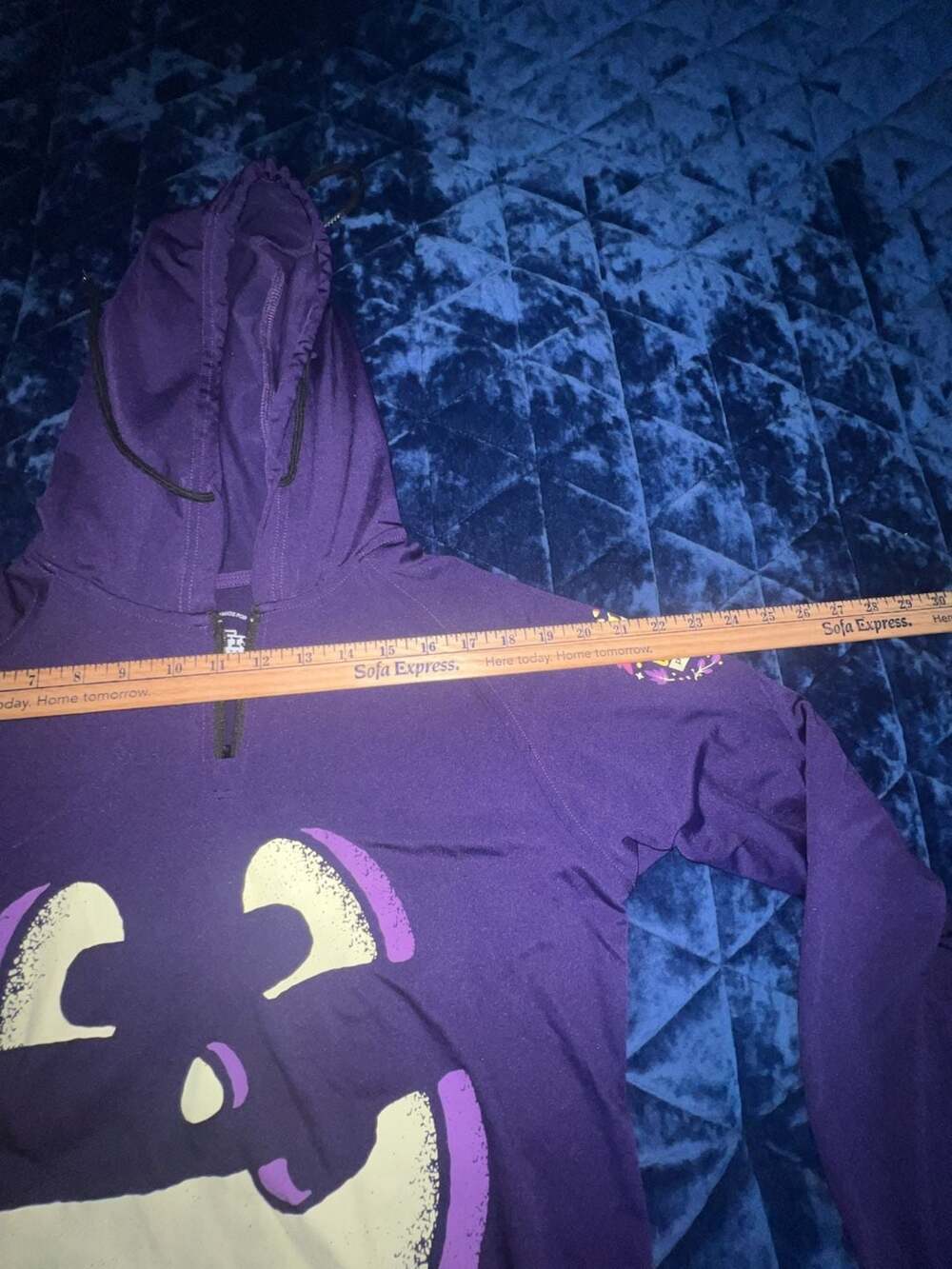 SourFish Events Gourdy's Pumpkin Run 2021 Lightweight Zip-Up Performance Hoodie - Picture 7 of 8